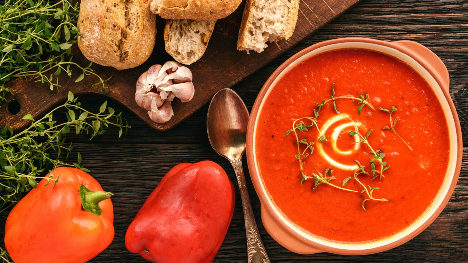 Image of Roasted Red Pepper & Tomato Soup