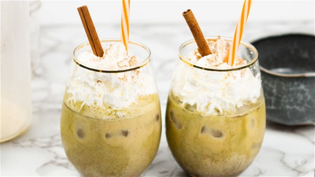 Image of Iced Pumpkin Spice Matcha Latte