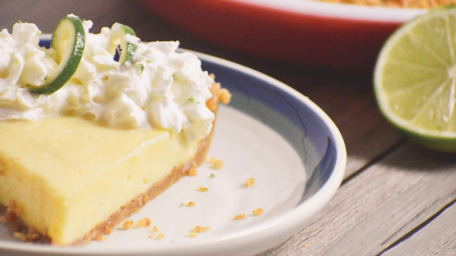 Image of Key Lime Pie with Homemade Graham Cracker Crust