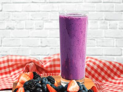Native American wild berry protein shake