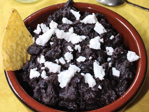 Image of Black Bean Soup with Cotija Cheese
