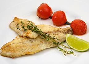 Image of Alaskan Cod with Cherry Tomatoes