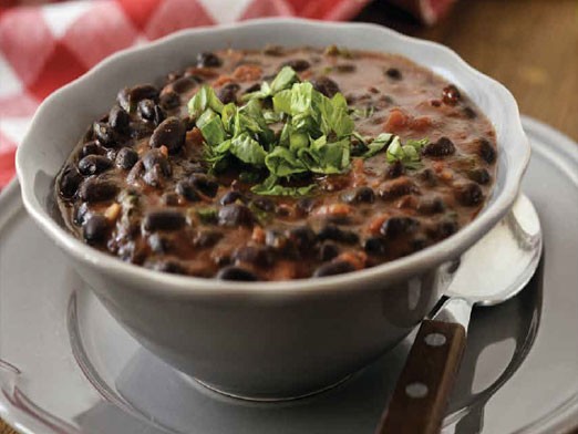 Image of Black Bean Soup with Toasted Cumin & Cilantro