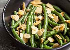 Image of Steamed Green Beans with Toasted Almonds