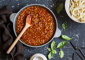 Image of Lentil Bolognese Sauce
