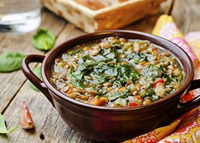 Image of Spinach Lentil Soup