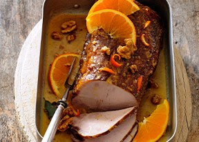 Image of Pork Loin Braised in Orange Juice