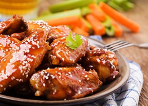 Image of Honey Bourbon BBQ Wings