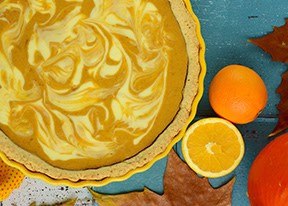 Image of Orange Swirl Cheesecake
