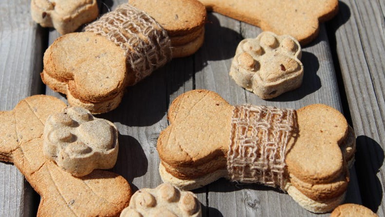 Image of Recipe: Grain-Free Banana Peanut Butter Dog Treats