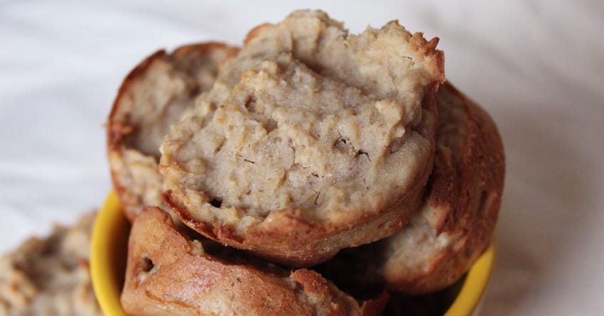 Peanut Butter and Banana Muffins