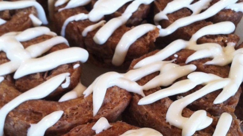 Image of Recipe: Cinnamon Roll for your Dog (and You)!