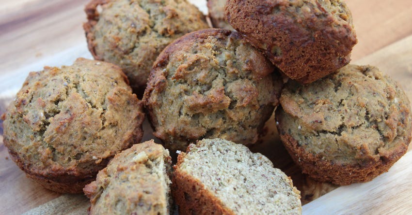 Gluten-Free Thrive Banana and Chia Seed Dog Muffins