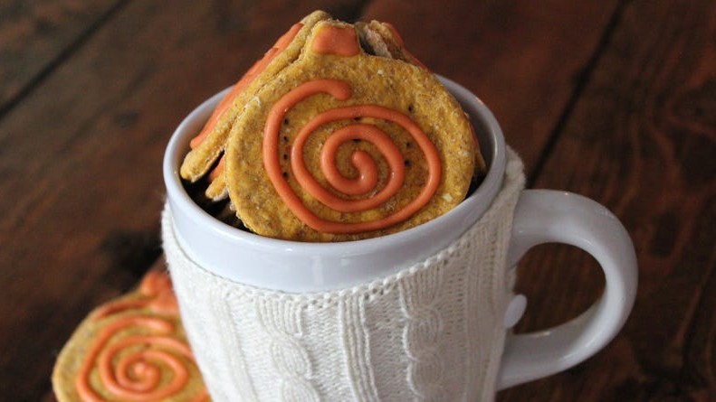 Image of Pumpkin Spice Latte Dog Treats