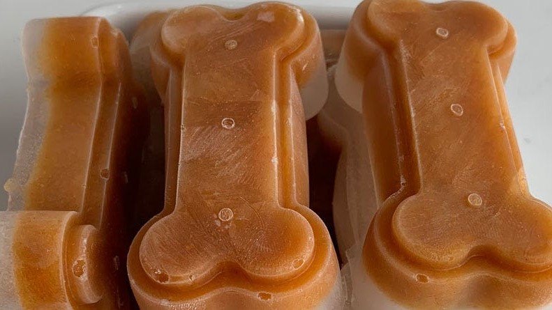 Image of Goat's Milk and Pumpkin Pour Over Pupsicles